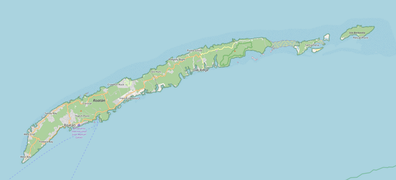 Datei:Roatán openstreetmap.png