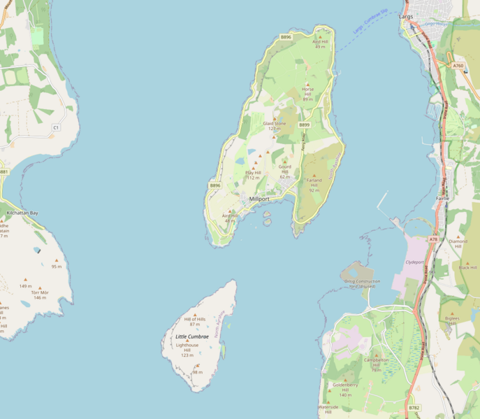 Datei:Cumbrae openstreetmap.png