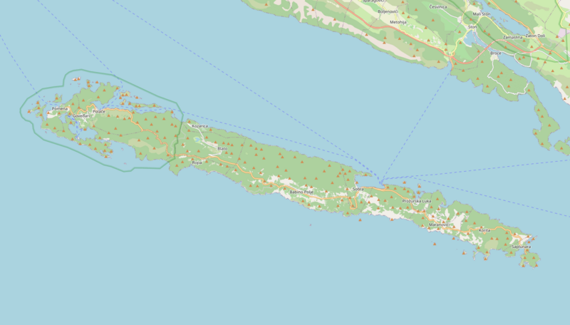 Datei:Mljet - openstreetmap.png