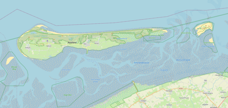 Datei:Ameland openstreetmap.png