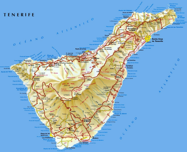 Datei:Teneriffa - Karte.png